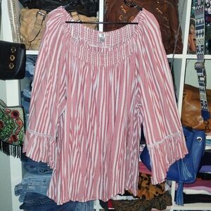 Terra&Sky 4X Striped Women's Top